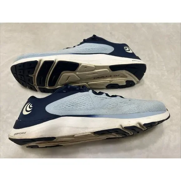 Topo Running Shoes Women’s Size 10.5 Blue W-Fli-Lyte 4 Cushioned Lightweight - Picture 7 of 10
